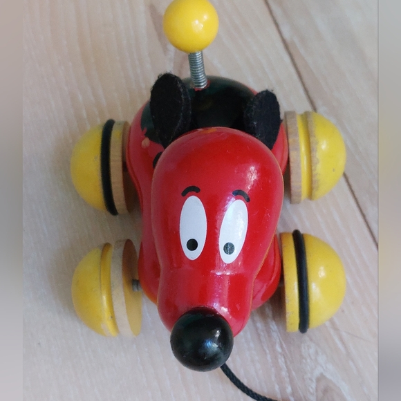 Vintage Vilac Wooden Dog Pull Toy - Picture 8 of 12